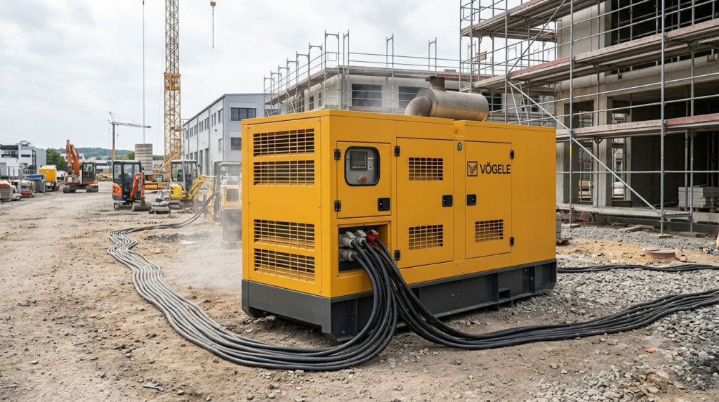 "Professional flat lay photography of complete set of construction PPE personal protective equipment arranged neatly on clean concrete floor, white hard hat center, S3 safety boots below, cut resistant work gloves beside, high visibility orange vest, safety goggles, all professional grade equipment, natural overhead lighting, photorealistic, 16:9 ratio, no people"