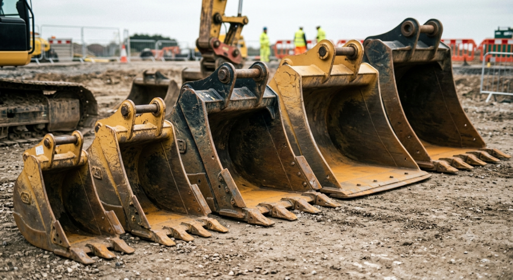 A CACES R482 training session, instructor supervising operator on a wheel loader, training center outdoor area, safety equipment worn, photorealistic, professional photography